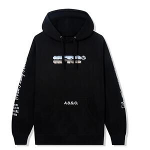 ASSC #FR2 X Magnetism Hoodie Black Sz XL Authentic Anti Social Social Club